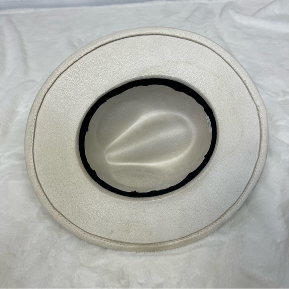 IVORY WIDE BRIM HAT ONE SIZE - Picture 7 of 10